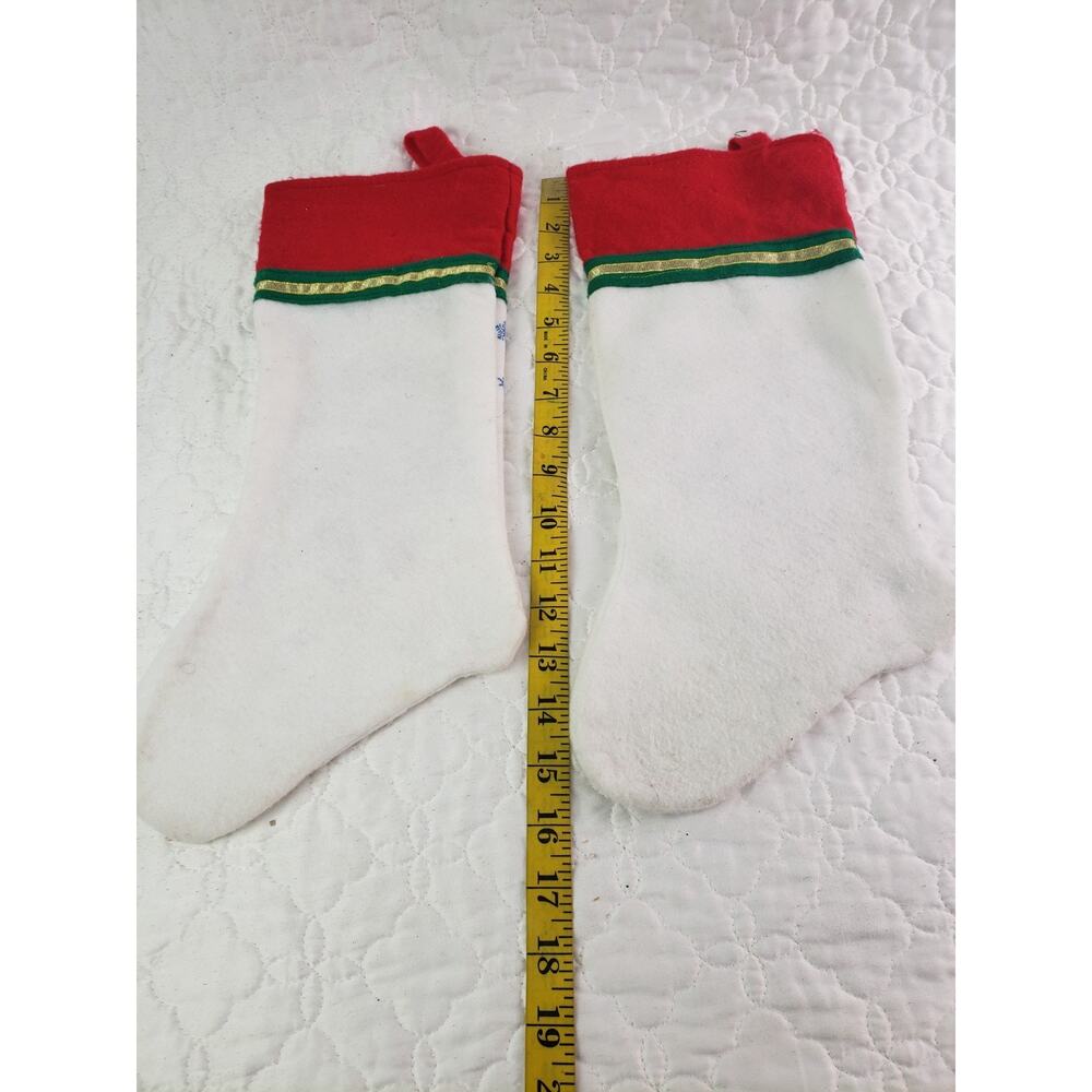 VTG Looney Tunes Bugs Bunny Sylvester Tweety Bird Christmas Stocking Warner Bros - Picture 3 of 10